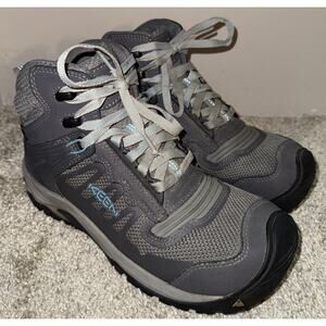 Keen Women’s 6” Reno Athletic Waterproof Composite‎ Toe Work Boots Grey Size 8W